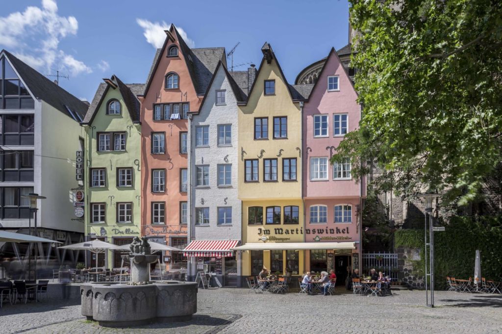 Blick auf den Fischmarkt in Köln